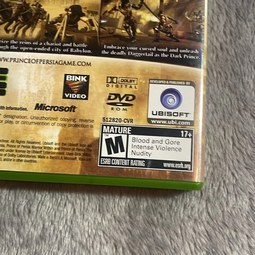 Xbox prince of Persia game bundle
